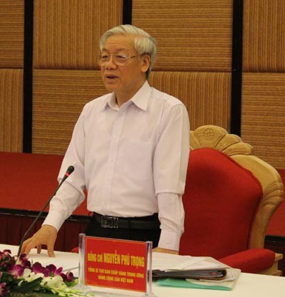 Party leader Nguyen Phu Trong visits Quang Ninh province - ảnh 1